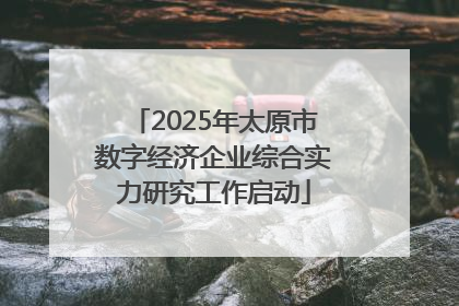 2025年太原市数字经济企业综合实力研究工作启动